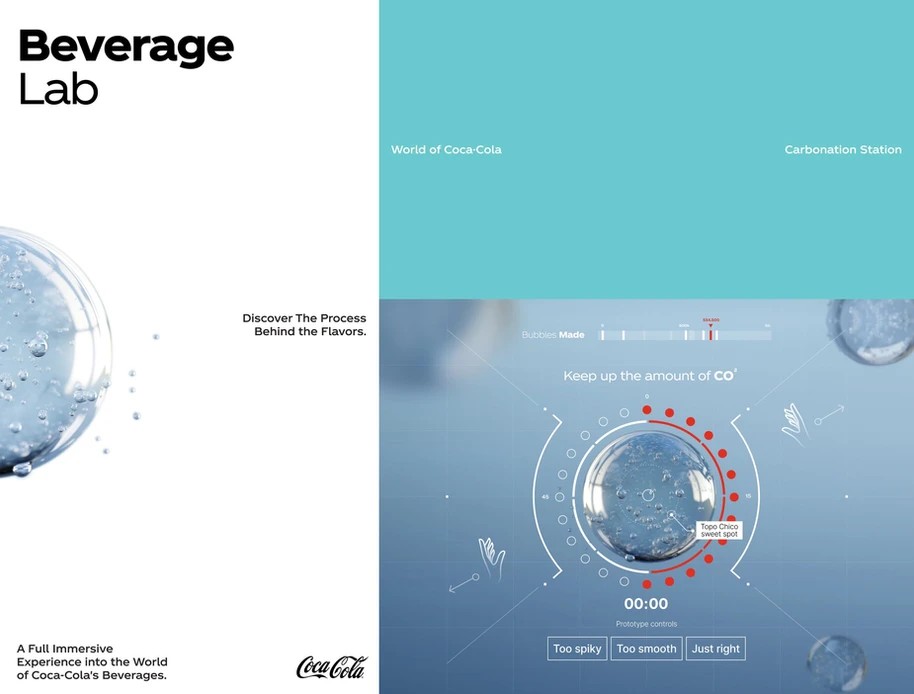 The carbonation station interface