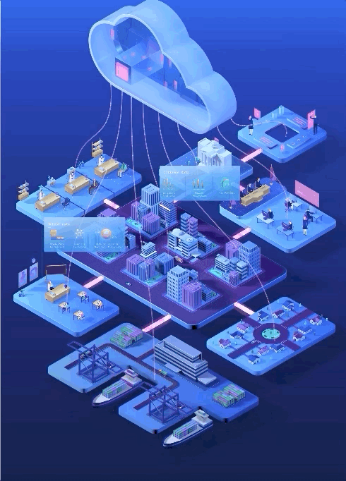 The cloud-connected factory world from the industry films