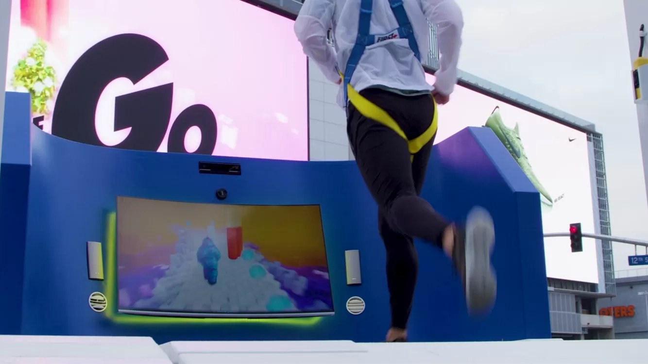 Every stride tracked on the custom treadmill