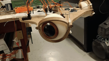 Old Spice’s S.Q.U.I.D. animatronic kraken on its classroom set