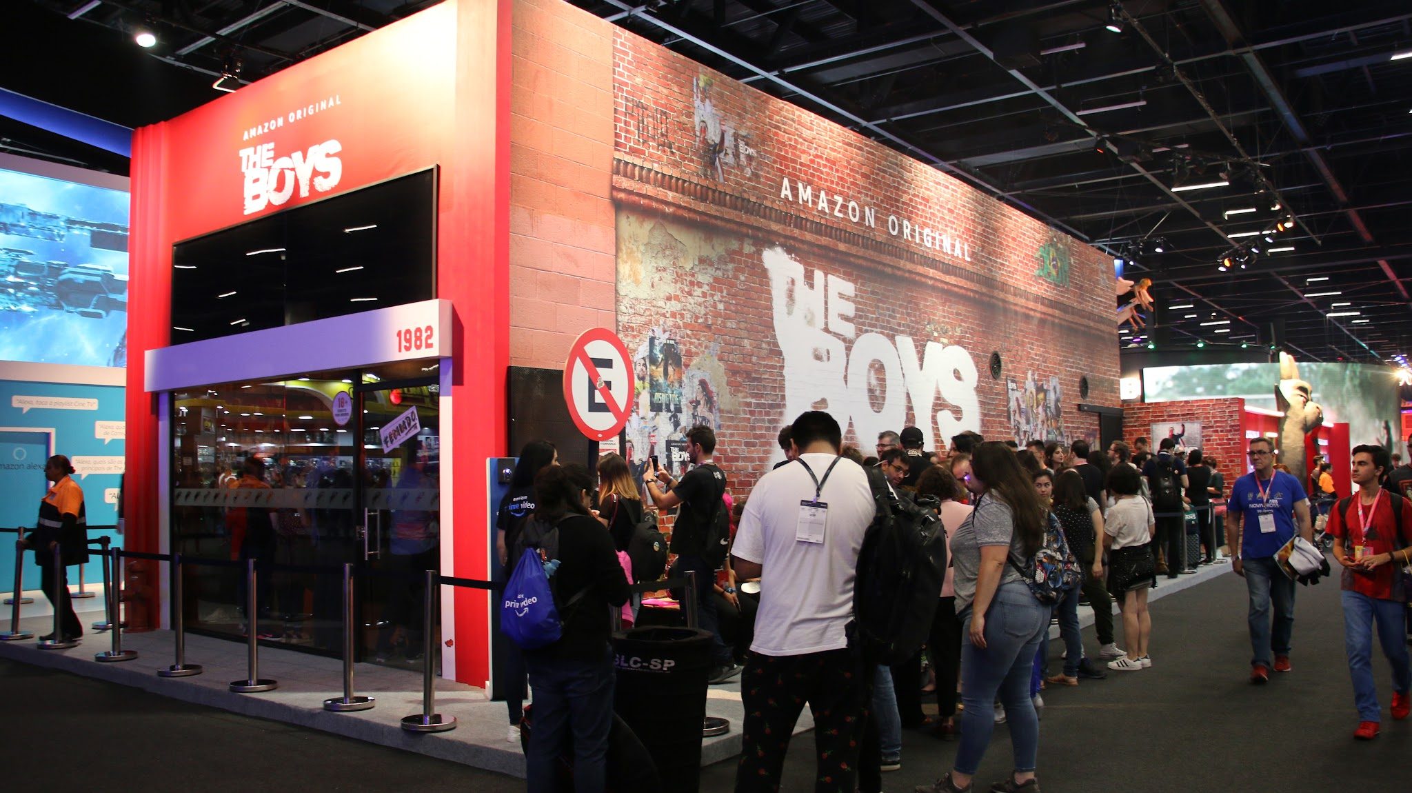 The Training Area queue at CCXP São Paulo