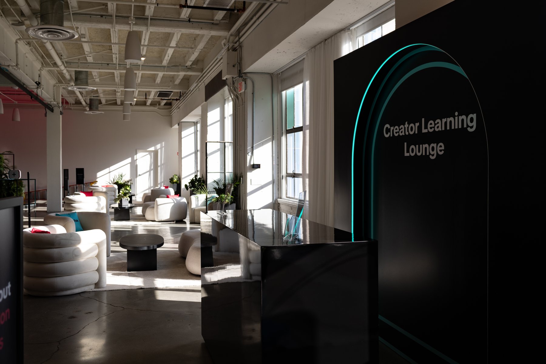 The Creator Learning Lounge in daylight